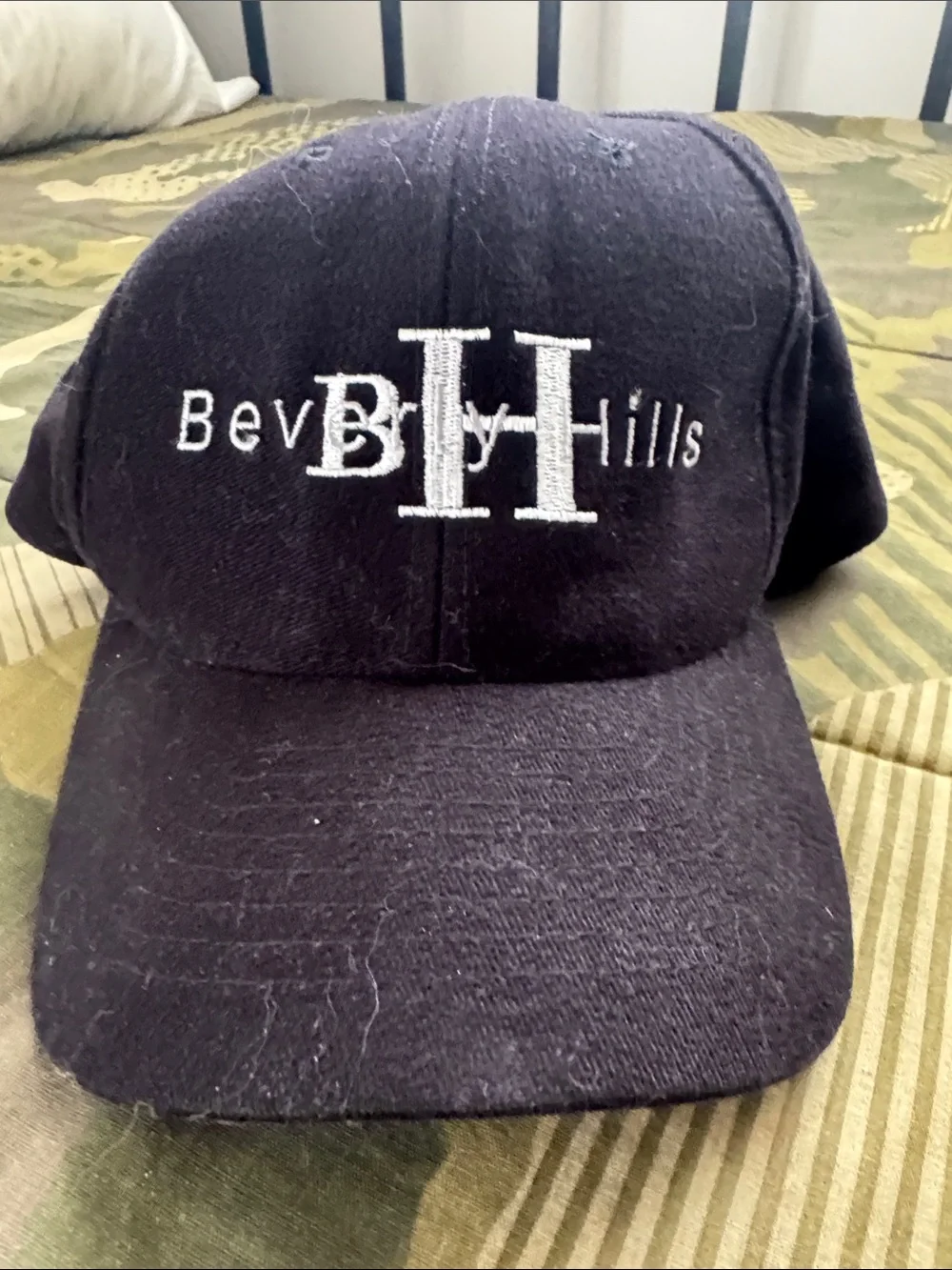 Embroidered Black Baseball Cap